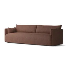 Audo Copenhagen Sofá Offset 3 plazas, Audo Bouclé 08 Bordeaux Rojo Sale