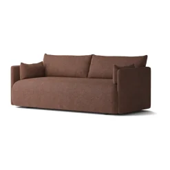 Audo Copenhagen Sofás<Sofá Offset 2 plazas, Audo Bouclé 08 Bordeaux Rojo