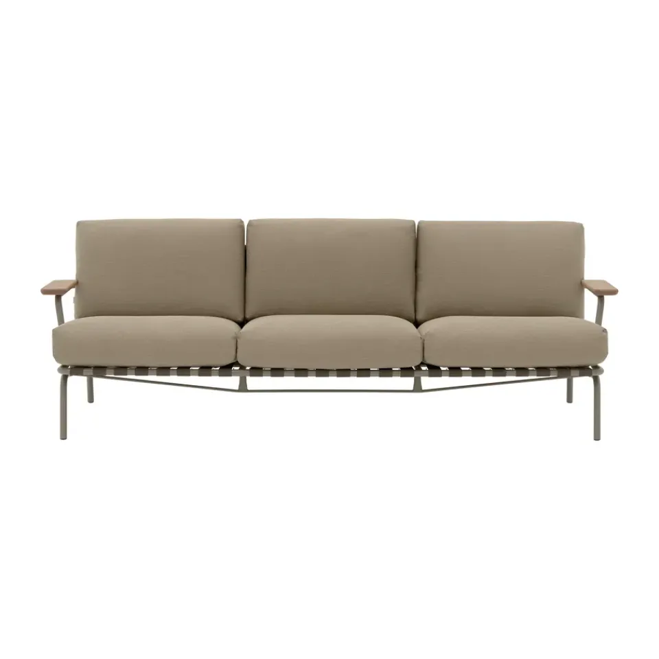 Muuto Sofá Settle de 2 plazas, Ribbed Weave 5 Taupe Beige Discount