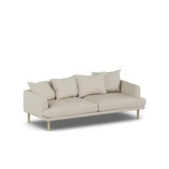 1898 Sofás<Sofá Sjövik, Jump 1956-roble blanco aceitado, 3 plazas Beige