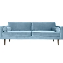 Broste Copenhagen Sofá Wind, Pastel blue , 2 plazas Azul Outlet