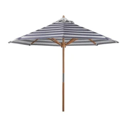 1898 Sombrilla Hisshult Ø270 cm, Blue stripe-teak Azul