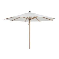 Brafab Sombrilla Paliano, Natural-blanco 300 cm Marrón New