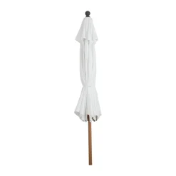 Brafab Sombrilla Paliano, Natural-blanco 300 cm Marrón New