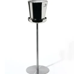 Alessi Soporte para cubitera de vino, acero inoxidable Plateado Discount