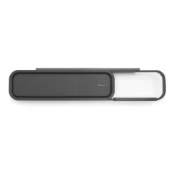 Brabantia Soporte de papel higiénico con estante MindSet, Mineral Infinite Grey Gris Discount