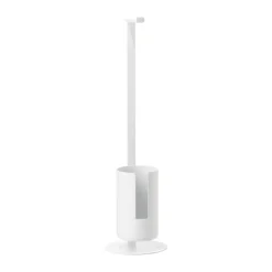 Zone Denmark Soporte de papel higiénico de pie Rim, White Blanco New