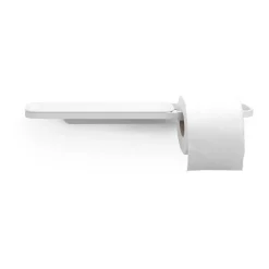 Brabantia Portarollos Para Papel Higiénico<Soporte de papel higiénico con estante MindSet, Mineral Fresh White Blanco