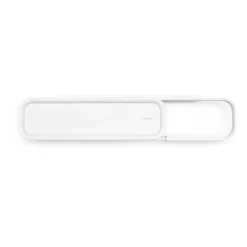 Brabantia Portarollos Para Papel Higiénico<Soporte de papel higiénico con estante MindSet, Mineral Fresh White Blanco