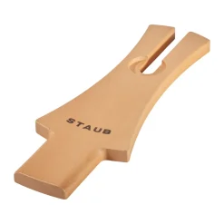 STAUB Soporte de tapa de madera, 24 cm Marrón