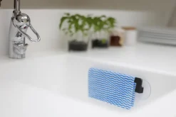 Bosign Soporte para bayeta , plástico gris grafito GrisBlanco Discount