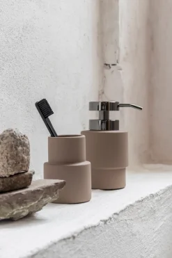 Mette Ditmer Soporte para cepillo de dientes Shades 9,5 cm, Nougat Marrón Discount