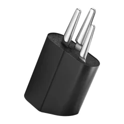 Georg Jensen Almacenamiento De Cuchillos|Bloques De Cuchillos<Soporte para cuchillos Alfredo, Acero inoxidable- Negro