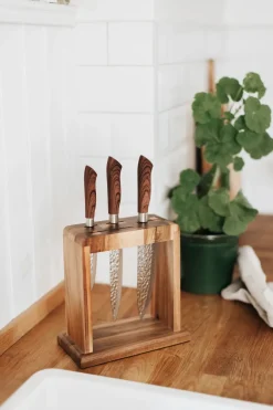 Dorre Almacenamiento De Cuchillos|Bloques De Cuchillos<Soporte para cuchillos Kaira 23,4 cm, Madera de acacia Marrón