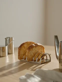 Stelton Soporte para pan Arne Jacobsen 15,8 cm, Steel Plateado Discount