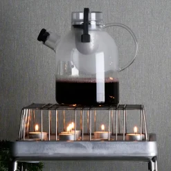 Born In Sweden Accesorios Para Candelabros<Soporte para portavelas Stumpastaken, plata Plateado