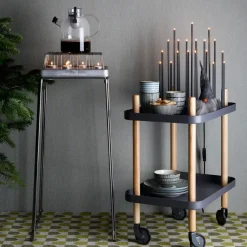 Born In Sweden Accesorios Para Candelabros<Soporte para portavelas Stumpastaken, plata Plateado