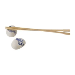 Moomin Arabia Palillos Para Comer<Soportes para palillos Mumin Haru 2-pack, Azul-blanco AzulBlanco