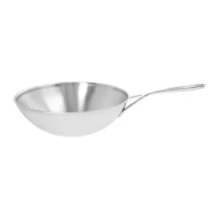 Demeyere Specialties 5 sartén wok de acero inoxidable 5-ply, Ø30 cm Plateado Outlet