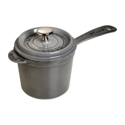 STAUB Cacerolas<La Cocotte olla alta grafito, 1,2 L Gris