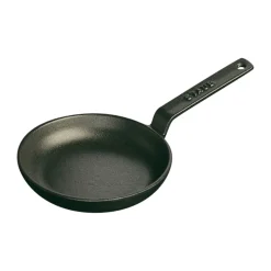 STAUB mini sartén hierro fundido 0,15 L, Negro New