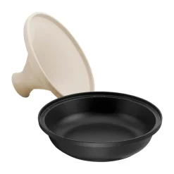 STAUB Tagine de hierro fundido negro-beige, 20 cm Blanco Sale