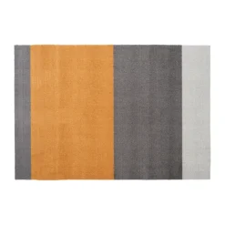 Tica copenhagen Alfombras De Pasillo<Stripes Alfombra horizontal, Grey-grey-dijon, 90x130 cm NaranjaGris