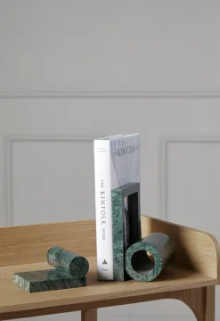 Woud Detalles Decorativos<Sujetalibros Booknd mármol, Verde