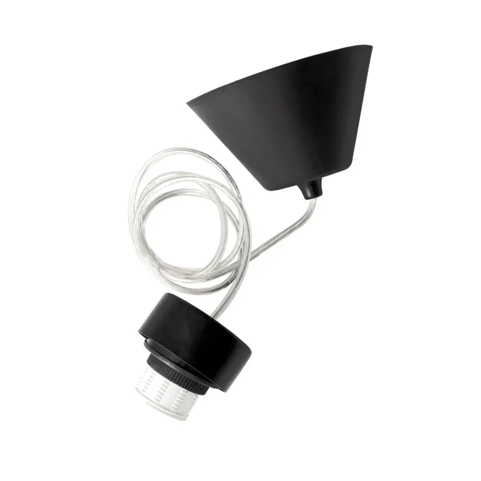 Globen Lighting Suspensión de lámpara interior IP20, -transparente Negro Outlet