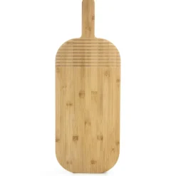 Sagaform Tabla de cortar con asa Nature bambú, 54 cm Beige