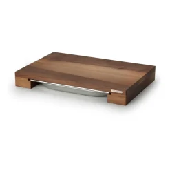 Continenta Tablas De Cortar<Tabla de cortar nogal con 1 bandeja, 32x48 cm Marrón