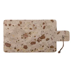 Bloomingville Tablas De Cortar<Tabla de cortar Nukaka 20x40 cm, mármol marrón MarrónBeige