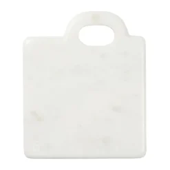 Broste Copenhagen Tablas De Cortar<Tabla de cortar Olina 14x17 cm, White marble Blanco