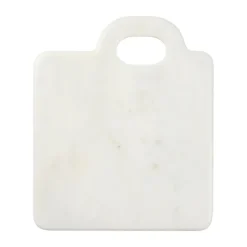 Broste Copenhagen Tablas De Cortar<Tabla de cortar Olina 26x30 cm, White marble Blanco