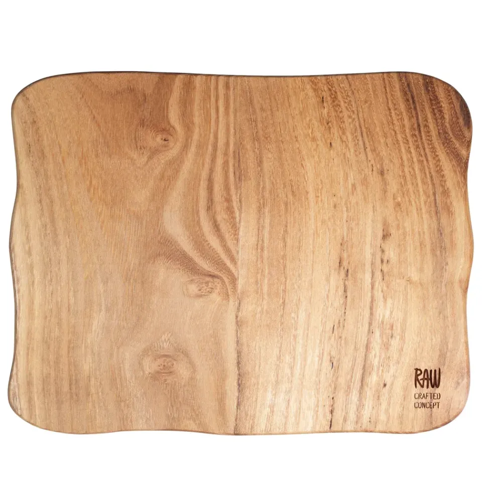 Aida Tabla de cortar Raw, 40 x 30 cm Marrón New