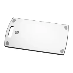 Zwilling Tabla de cortar reversible de plástico blanco-gris, 38x22x1,5 cm GrisBlanco