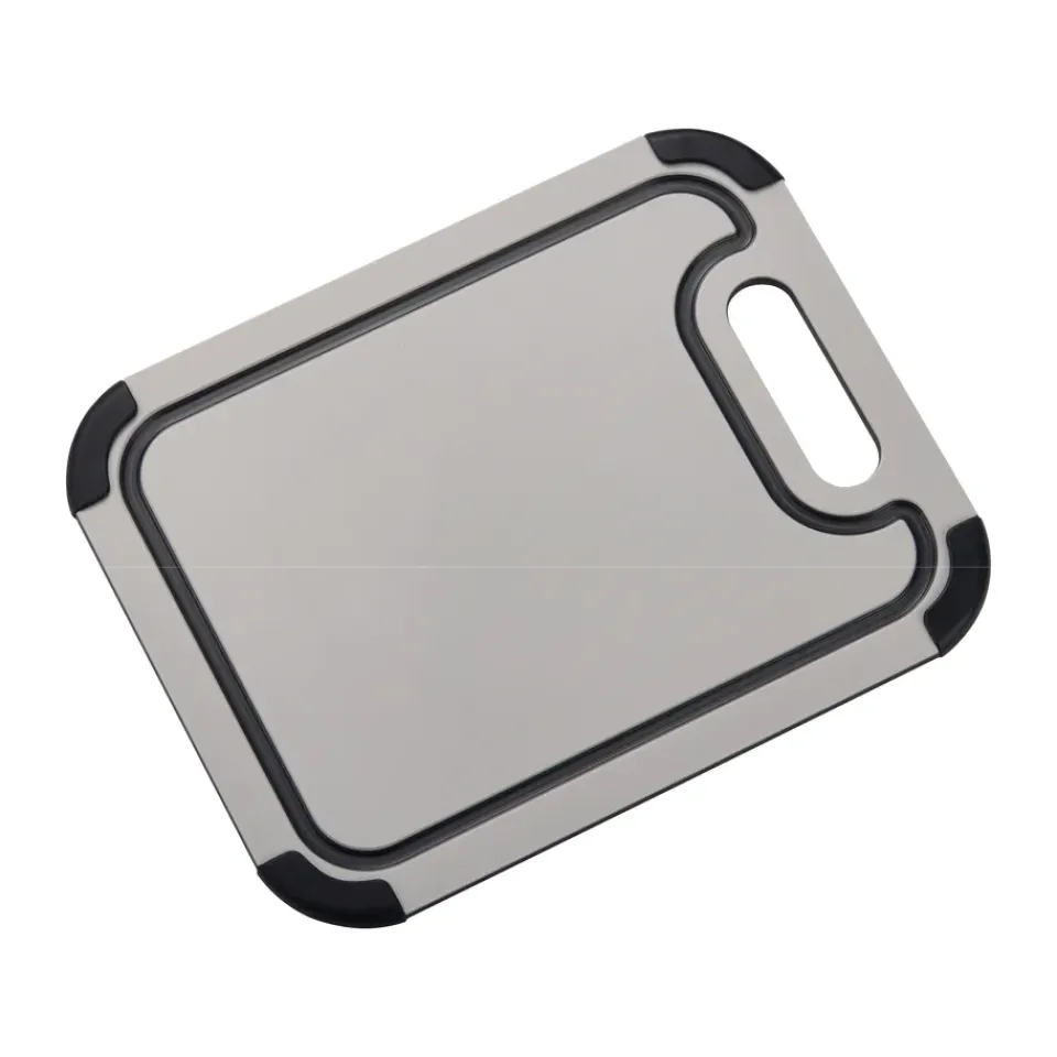 Dorre Tablas De Cortar<Tabla para cortar Sibel, de plástico con patas de silicona, 29,8 x 23,5 cm Gris