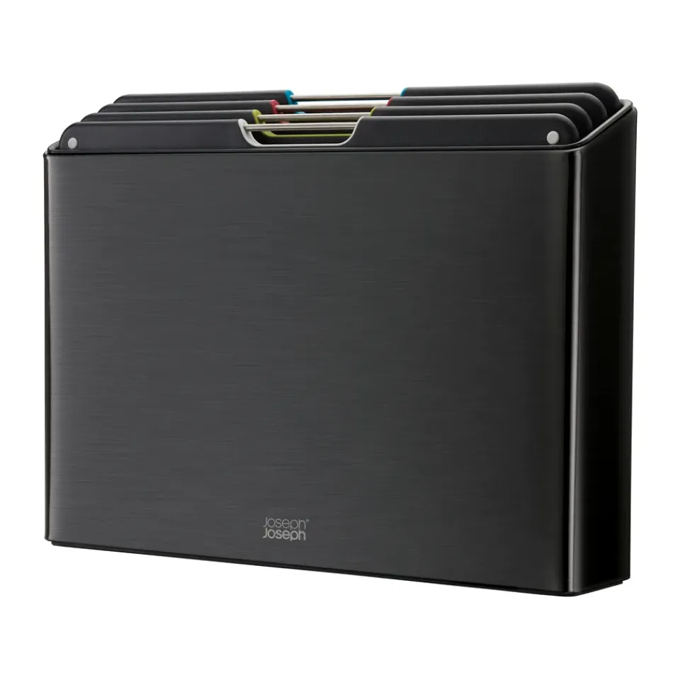 Joseph Joseph Tablas De Cortar<Tablas de cortar Folio steel 4 piezas, Negro