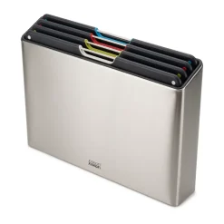 Joseph Joseph Tablas De Cortar<Tablas de cortar Folio steel 4 piezas, Acero Plateado