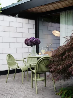 Tom Dixon Mesas De Terraza Y Mesas De Café|Mesas De Jardín<Tablero para mesa de café Groove redondo Ø70 cm, Musgo Verde