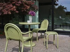 Tom Dixon Mesas De Terraza Y Mesas De Café|Mesas De Jardín<Tablero para mesa de café Groove redondo Ø70 cm, Musgo Verde