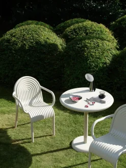 Tom Dixon Mesas De Terraza Y Mesas De Café|Mesas De Jardín<Tablero para mesa de café Groove redondo Ø70 cm, Masilla Gris