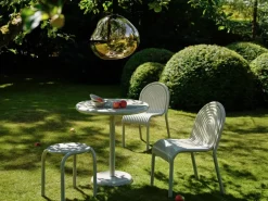 Tom Dixon Mesas De Terraza Y Mesas De Café|Mesas De Jardín<Tablero para mesa de café Groove redondo Ø70 cm, Masilla Gris