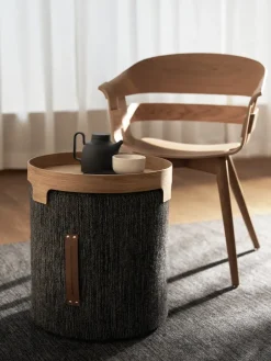 Design House Stockholm Taburetes<Taburete alto Björk, gris oscuro Transparente
