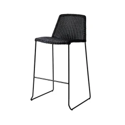 Cane-line Sillas De Exterior<Taburete alto Breeze, Black Negro