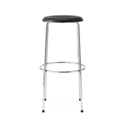 Lammhults Taburetes Altos<Taburete alto Taburett, -cromo, 78 cm Negro