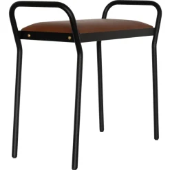 Maze Taburete Anyone, -coñac vintage Negro