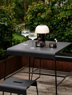 Zone Denmark Taburete A-stool outdoor 45 cm, Black Negro Best