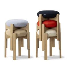 Fredericia Furniture Taburetes<Taburete bajo Pioneer, Vidar 786 - roble lacado Azul