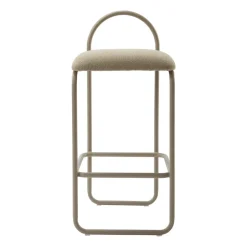 AYTM Taburete bar Angui bouclé, Taupe Beige Hot